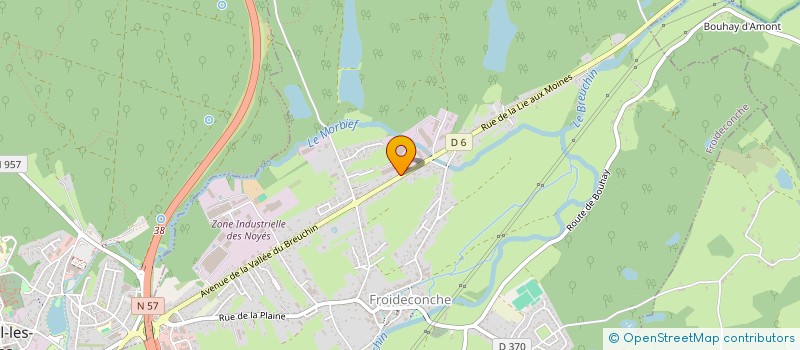 localisation de l'entreprise MONSIEUR JEAN BORNAQUE  FROIDECONCHE