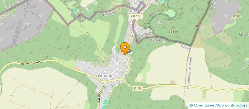 localisation de l'entreprise MONSIEUR JEAN BORTOLUZZI  OTTANGE