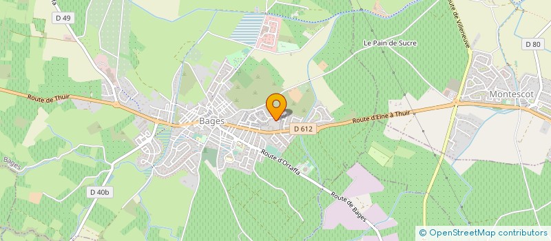 localisation de l'entreprise MONSIEUR JEAN BOSCH  BAGES