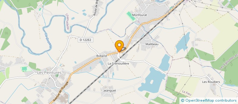 localisation de l'entreprise MONSIEUR JEAN BOSCH  LES PEINTURES