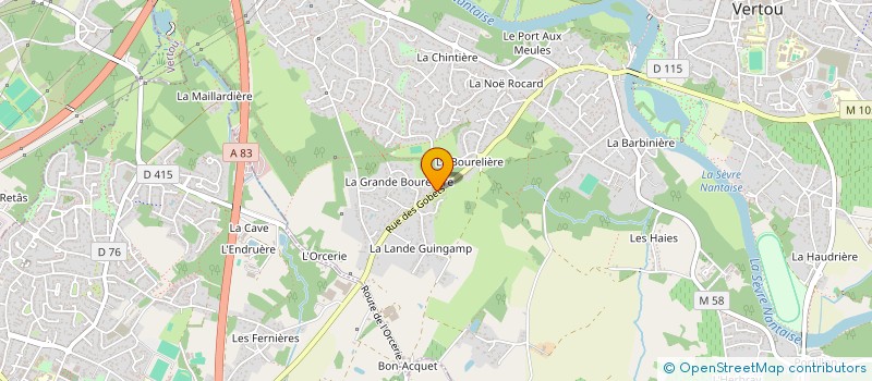 localisation de l'entreprise MONSIEUR JEAN BOSSARD à VERTOU