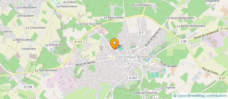 localisation de l'entreprise MONSIEUR JEAN BOSSEAU à LE LANDREAU