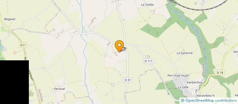 localisation de l'entreprise MONSIEUR JEAN BOTHUAN  LOC-EGUINER