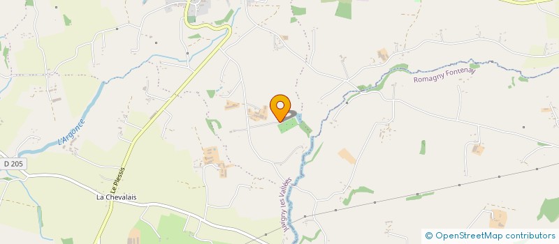 localisation de l'entreprise MONSIEUR JEAN BOTTEE DE TOULMON  JUVIGNY-LES-VALLEES