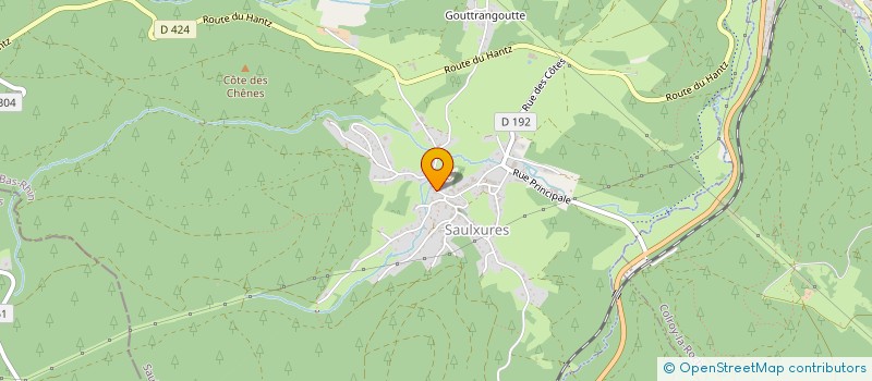 localisation de l'entreprise MONSIEUR JEAN BOTTIN  SAULXURES