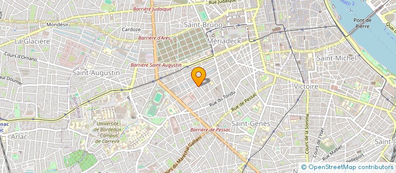 localisation de l'entreprise MONSIEUR JEAN BOUARD  BORDEAUX