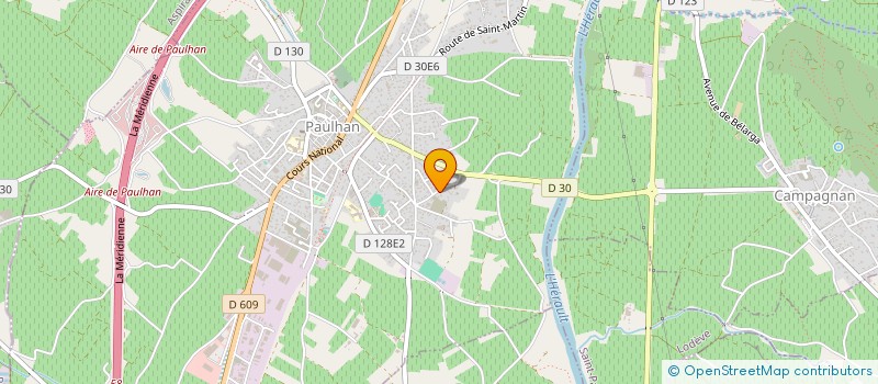 localisation de l'entreprise MONSIEUR JEAN BOUAZDIA  PAULHAN