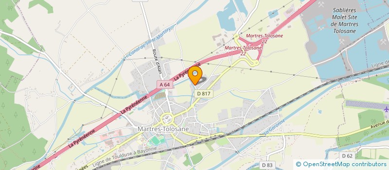 localisation de l'entreprise MONSIEUR JEAN BOUBE  MARTRES-TOLOSANE