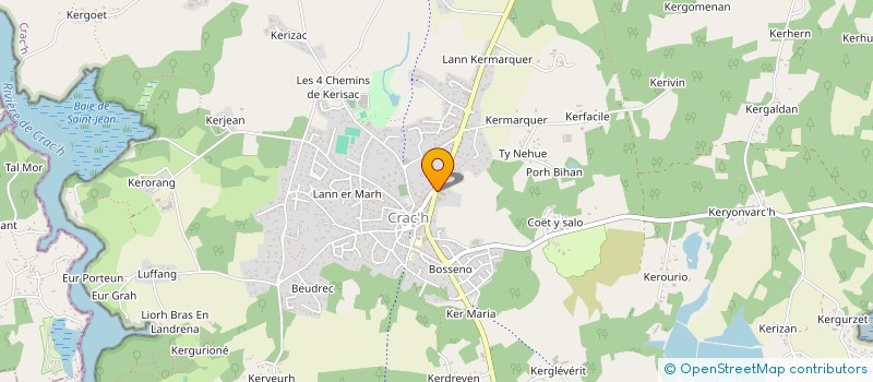 localisation de l'entreprise MONSIEUR JEAN BOUCHACOURT à CRACH