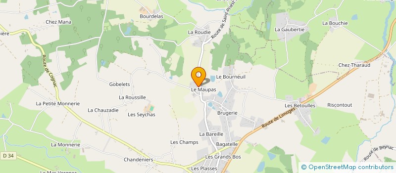 localisation de l'entreprise MONSIEUR JEAN BOUCHARLAT à SEREILHAC