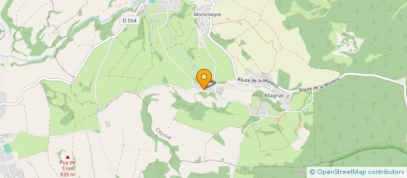 localisation de l'entreprise MONSIEUR JEAN BOUCHEIX à ROCHEFORT-MONTAGNE