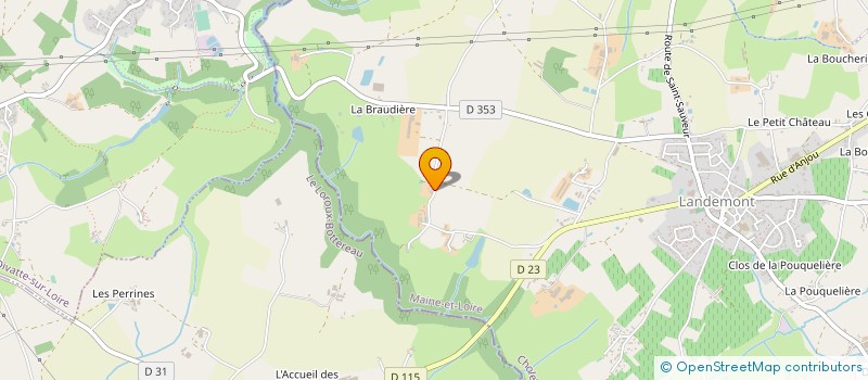 localisation de l'entreprise MONSIEUR JEAN BOUCHEREAU à OREE-D'ANJOU