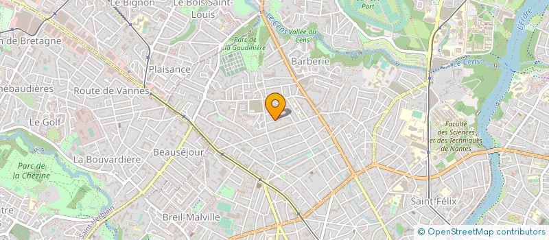 localisation de l'entreprise MONSIEUR JEAN BOUCHEZ à NANTES