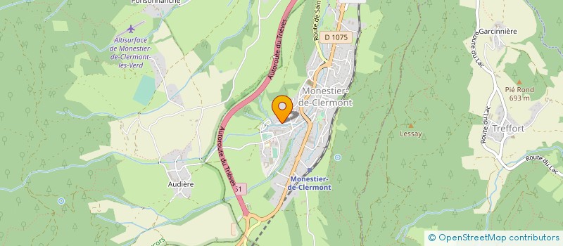 localisation de l'entreprise MONSIEUR JEAN BOUCHUT  GRESSE-EN-VERCORS