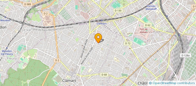 localisation de l'entreprise MONSIEUR JEAN BOUCLET à CLAMART