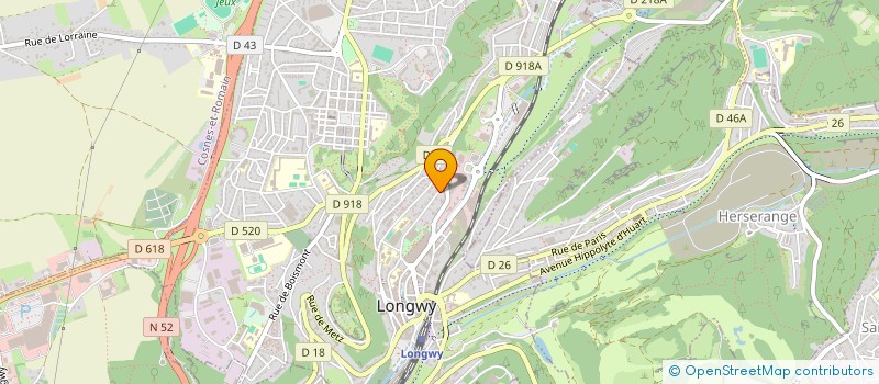 localisation de l'entreprise MONSIEUR JEAN BOUCON à LONGWY
