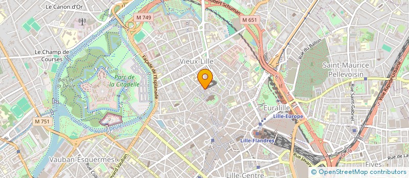localisation de l'entreprise MONSIEUR JEAN BOUDAILLIEZ à LILLE