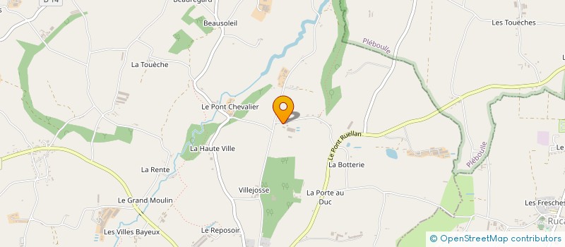 localisation de l'entreprise MONSIEUR JEAN BOUDARD  HENANBIHEN