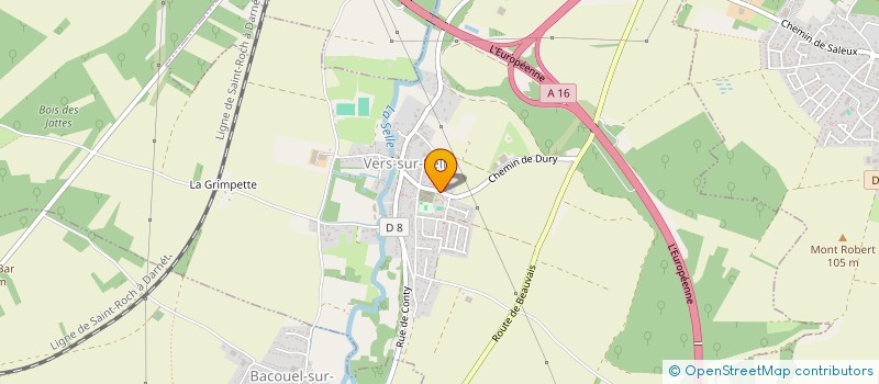 localisation de l'entreprise MONSIEUR JEAN BOUDERLIQUE  SALEUX