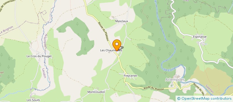 localisation de l'entreprise MONSIEUR JEAN BOUDIGNON  ARLEMPDES