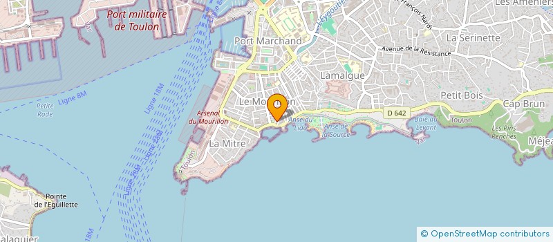 localisation de l'entreprise MONSIEUR JEAN BOUDONIS  TOULON