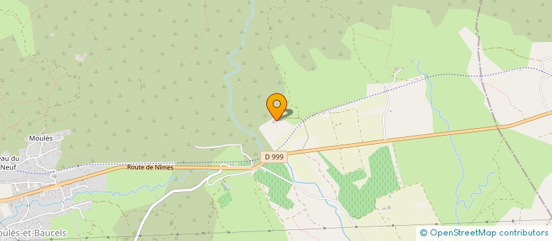 localisation de l'entreprise MONSIEUR JEAN BOUDOURESQUES  MOULES-ET-BAUCELS