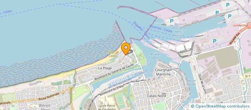 localisation de l'entreprise MONSIEUR JEAN BOUDRY  CALAIS