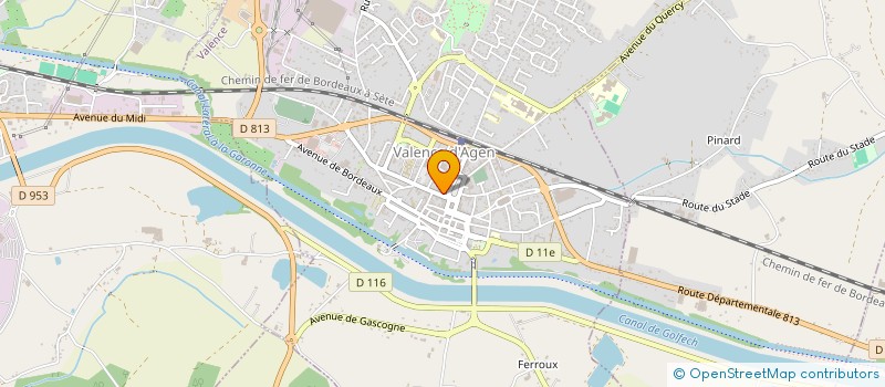 localisation de l'entreprise MONSIEUR JEAN BOUE à VALENCE