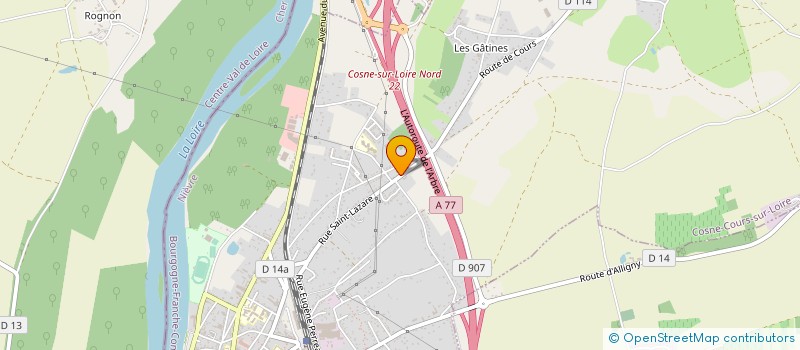 localisation de l'entreprise MONSIEUR JEAN BOUGARE à COSNE-COURS-SUR-LOIRE