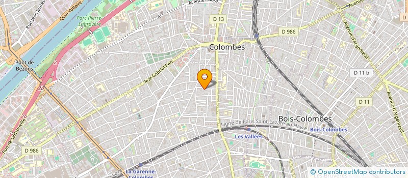 localisation de l'entreprise MONSIEUR JEAN BOUGAS à COLOMBES
