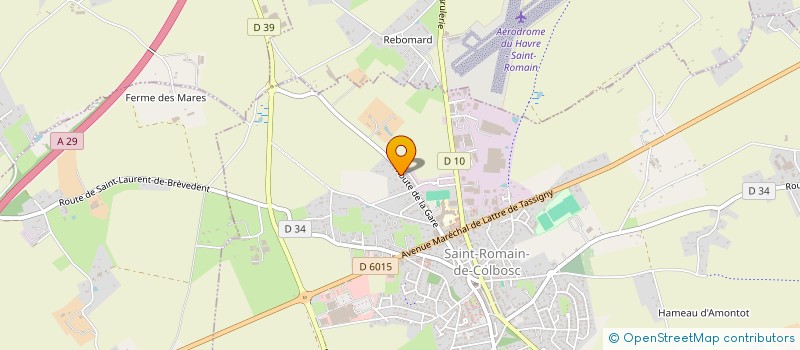 localisation de l'entreprise MONSIEUR JEAN BOUGEARD  SAINT-ROMAIN-DE-COLBOSC