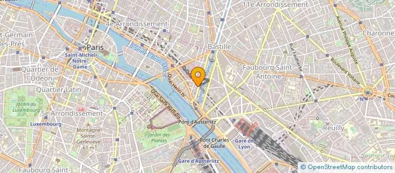 localisation de l'entreprise MONSIEUR JEAN BOUGEROL à PARIS