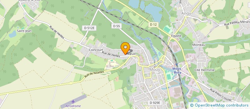 localisation de l'entreprise MONSIEUR JEAN BOUHIER  MOUY