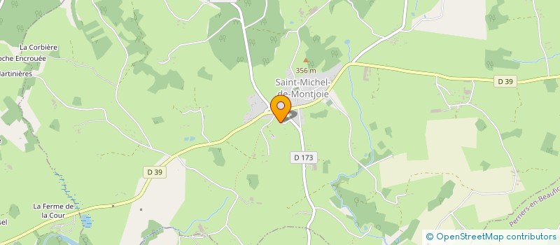 localisation de l'entreprise MONSIEUR JEAN BOUILLET  SAINT-MICHEL-DE-MONTJOIE