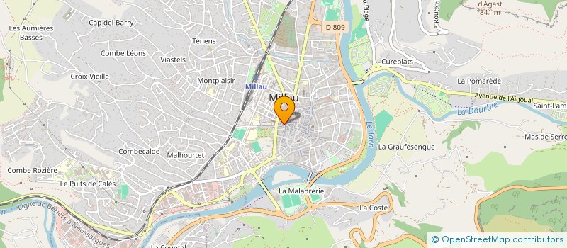 localisation de l'entreprise MONSIEUR JEAN BOUILLON à MILLAU