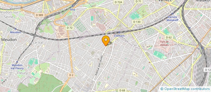 localisation de l'entreprise MONSIEUR JEAN BOUILLOT à CLAMART