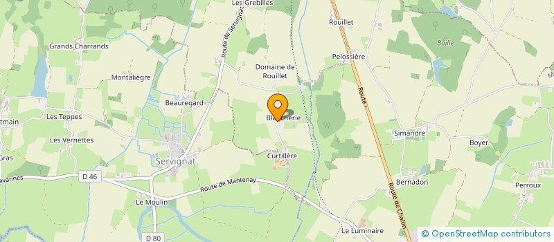 localisation de l'entreprise MONSIEUR JEAN BOUILLOUX  SAINT-TRIVIER-DE-COURTES