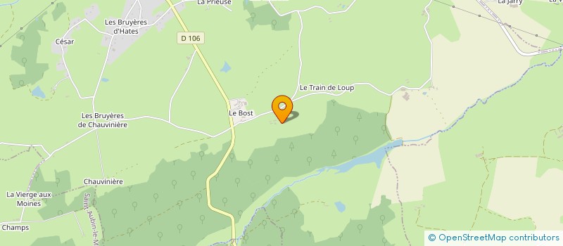 localisation de l'entreprise MONSIEUR JEAN BOUIS  SAINT LEOPARDIN D'AUGY