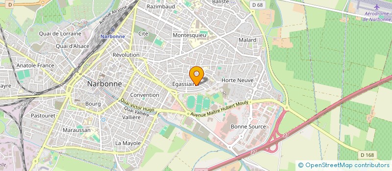 localisation de l'entreprise MONSIEUR JEAN BOUISSET à NARBONNE