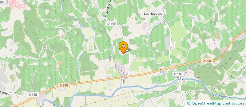 localisation de l'entreprise MONSIEUR JEAN BOUISSON  GORDES