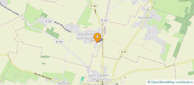 localisation de l'entreprise MONSIEUR JEAN BOULAND  BRETTEVILLE-SAINT-LAURENT
