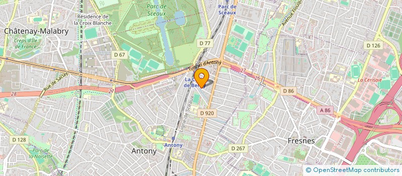 localisation de l'entreprise MONSIEUR JEAN BOULANGER à ANTONY