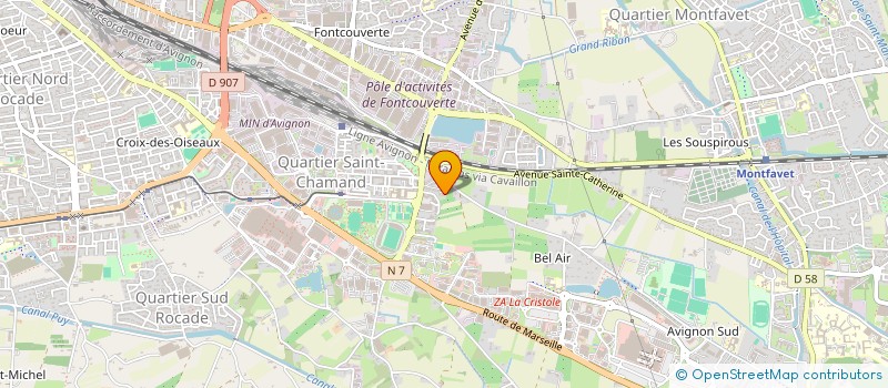 localisation de l'entreprise MONSIEUR JEAN BOULAY  AVIGNON