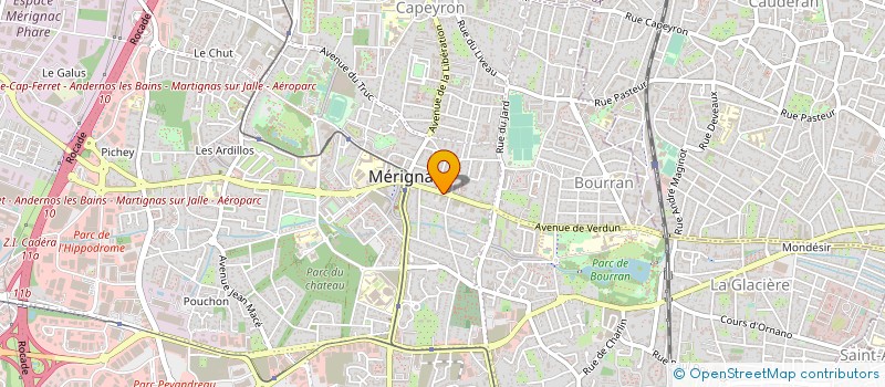 localisation de l'entreprise MONSIEUR JEAN BOULENZOU à MERIGNAC