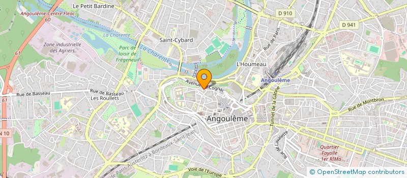 localisation de l'entreprise MONSIEUR JEAN BOULESTIN à ANGOULEME