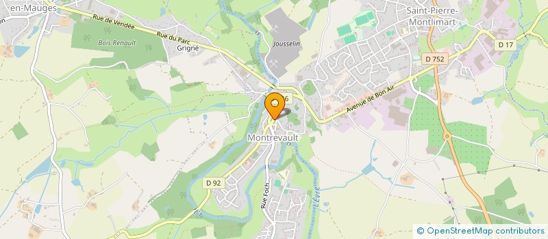 localisation de l'entreprise MONSIEUR JEAN BOULET-GERCOURT  MAUGES-SUR-LOIRE