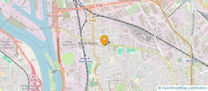 localisation de l'entreprise MONSIEUR JEAN BOULICAUT  SAINT-FONS
