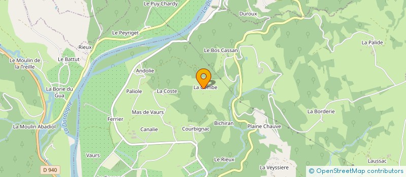 localisation de l'entreprise MONSIEUR JEAN BOULLAND à CHENAILLERS-MASCHEIX