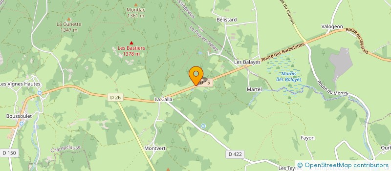 localisation de l'entreprise MONSIEUR JEAN BOULON  CHAMPCLAUSE