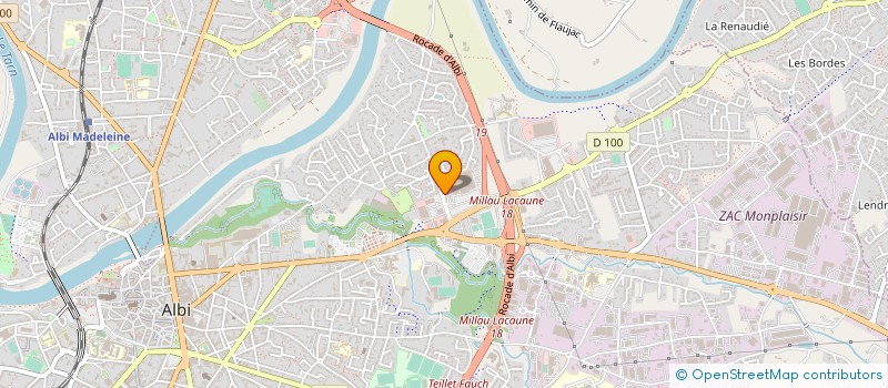 localisation de l'entreprise MONSIEUR JEAN BOUNES à ALBI